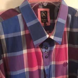 Au NOIR Square Multi Color Shirt Men’s 4XL Made In Turkey